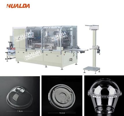 เครื่องผลิตฝาปิดพลาสติกขนาด 380 V เครื่องผลิตเครื่องทำถ้วยพลาสติกแบบ Thermoforming 50 เครื่อง ผู้ผลิต