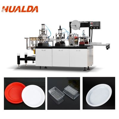 เครื่องผลิตถ้วยพลาสติกที่ประหยัดพลังงาน 3500 X 1000 X 1600 Mm Dimension ผู้ผลิต